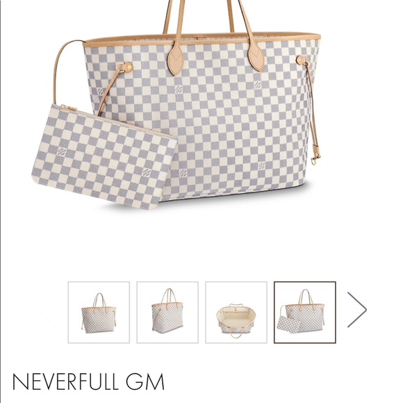 Louis Vuitton Handbags - AUTHENTIC Louis Vuitton Neverfull GM Damier Azur